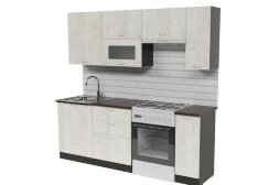 Кухонный гарнитур Лоретта ультра, 200 см