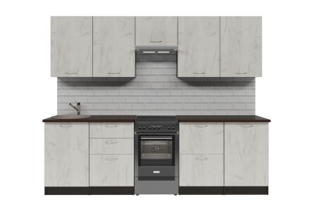Кухонный гарнитур Лоретта мега, 250 см 