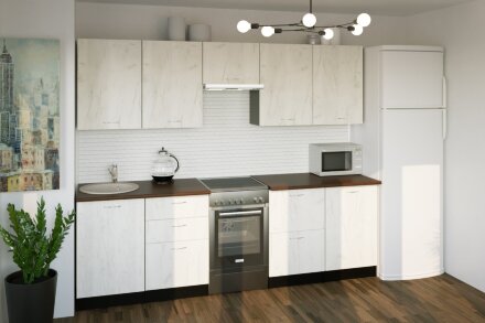 Кухонный гарнитур Лоретта мега, 250 см 