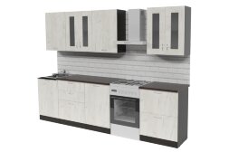 Кухонный гарнитур Лоретта компакт, 220 см