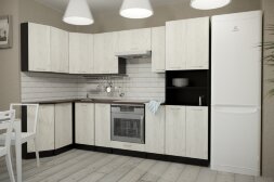 Кухонный гарнитур Лоретта гранд прайм, 260х140 см